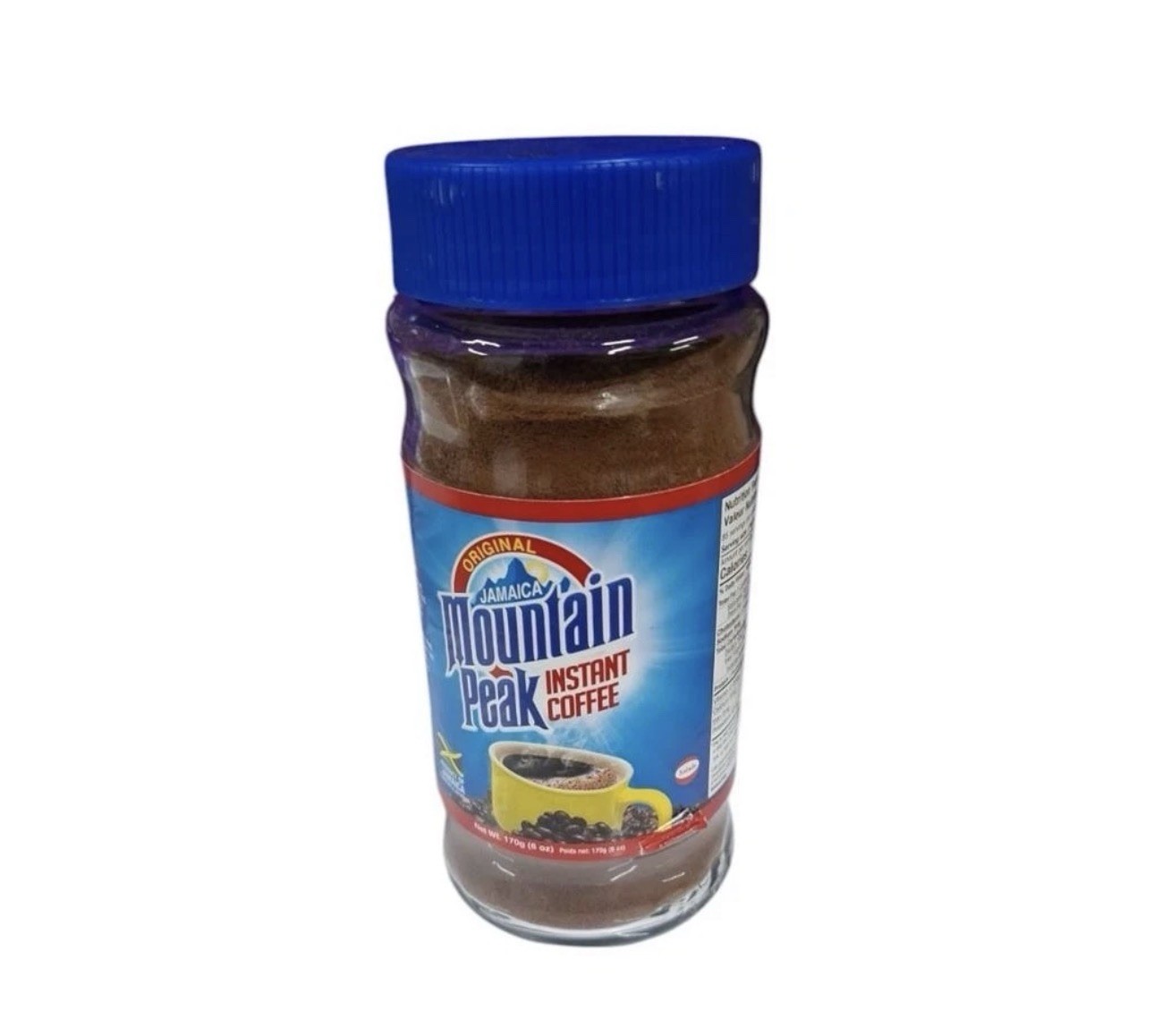 Mountain Peak Instant Coffee 170g Rich Bold Jamaican Coffee Smooth Taste