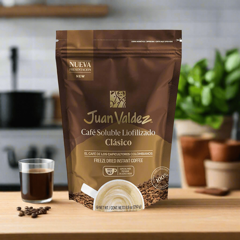 Juan Valdez Instant Freeze Dried Regular Coffee Doypack 8.8 oz – 250 g