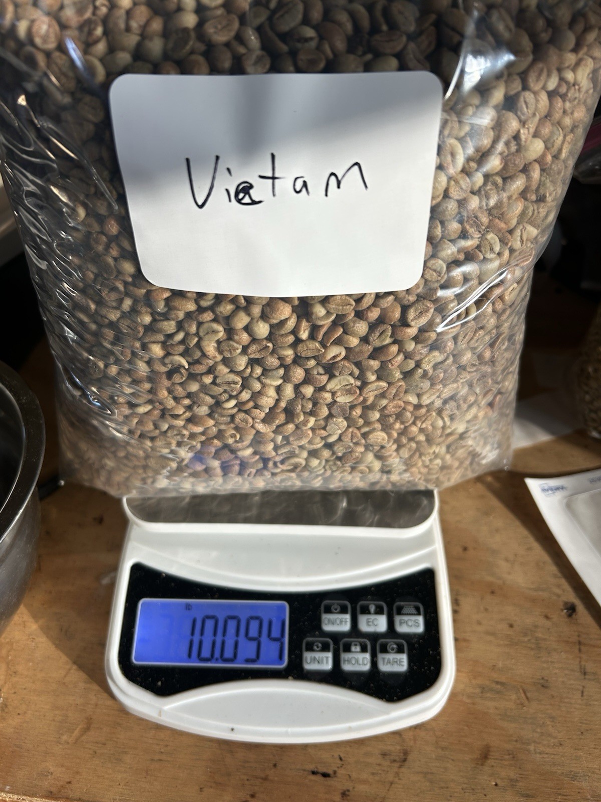 25 LBS Green Vietnam Robusta Coffee