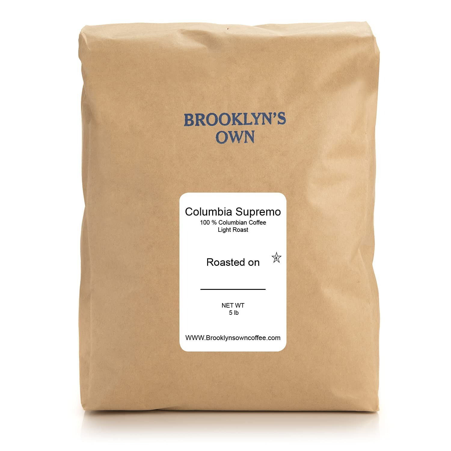 Brooklyn’s Own Light Roast Columbia Supremo Ground Coffee – 100% Colombian Gr…