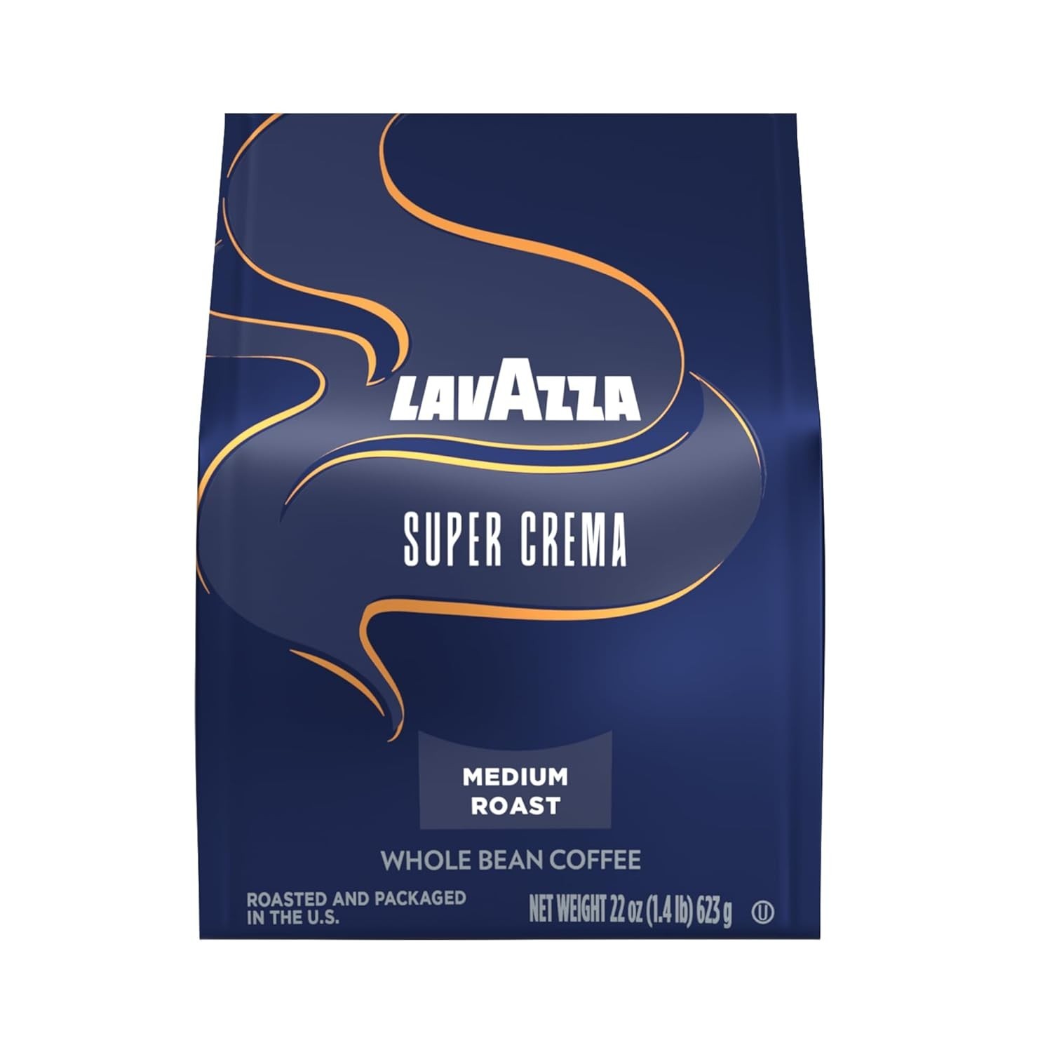 Super Crema 22 oz Whole Bean Coffee – Bold Espresso Roast, Sweet Hazelnut Notes