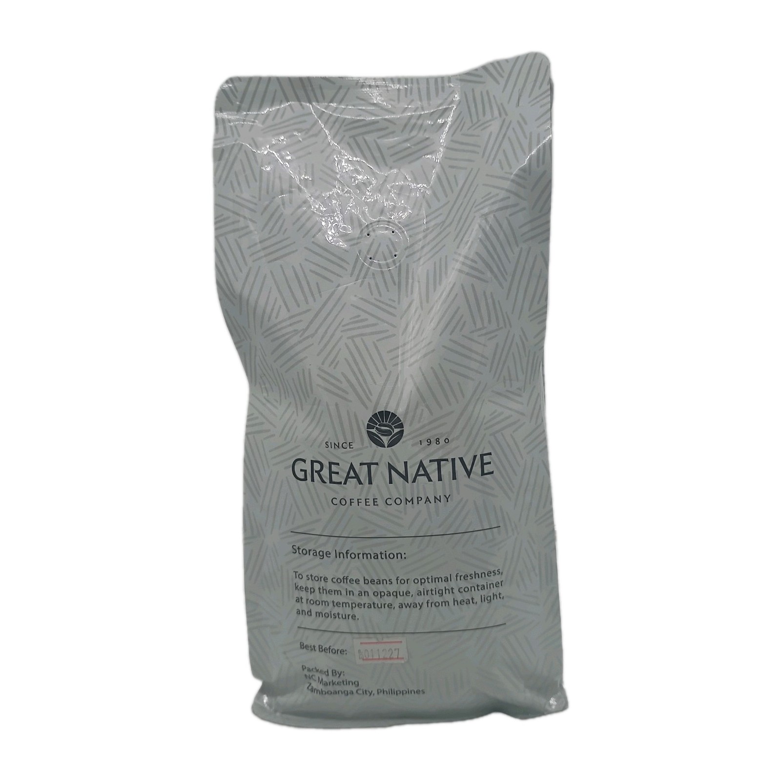 Imported Great Native Robusta Honey Process Whole Bean Medium Roast Coffee 500g
