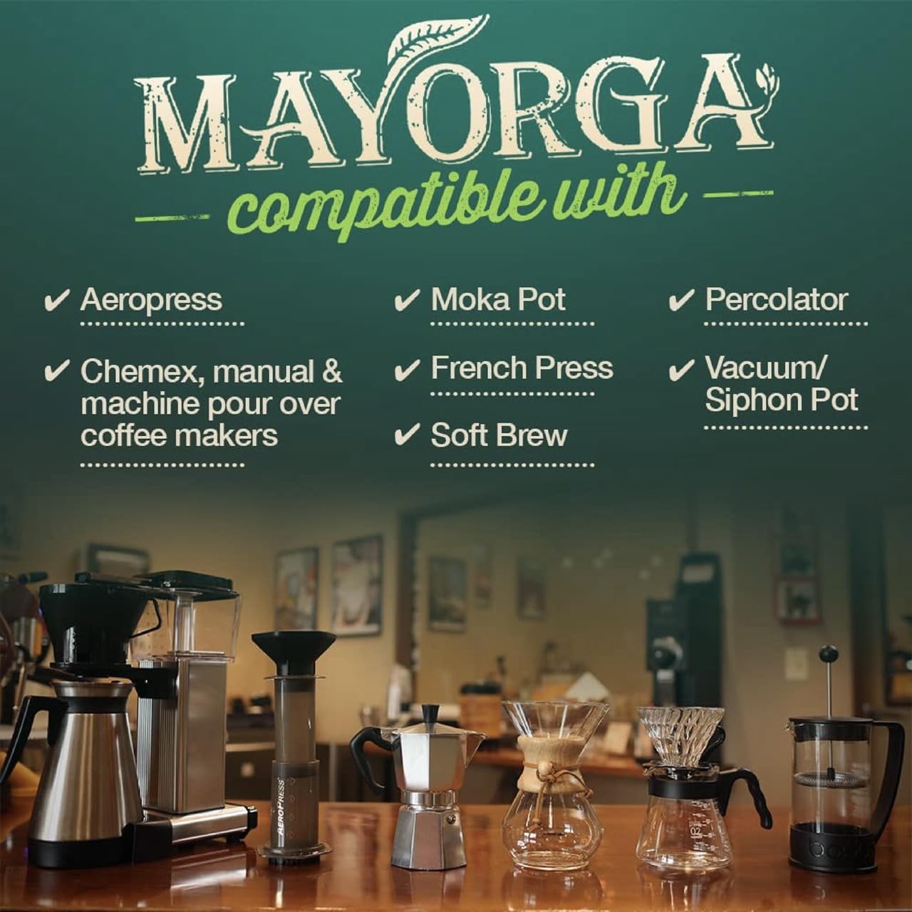 Mayan Organic Arabica Whole Bean Coffee Medium Roast 2lb Specialty Blend