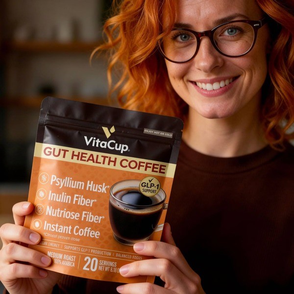 Gut Health Medium Roast Instant Coffee – 8.18oz: Mexican Arabica Beans