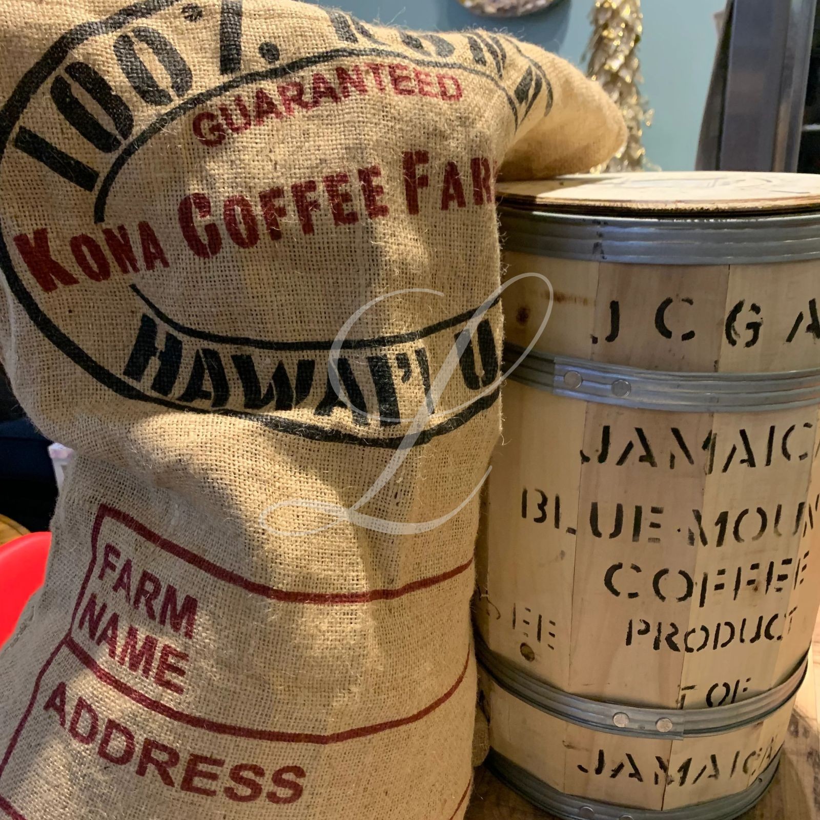 20 lb COMBO: DARK Jamaica Blue Mountain AND Kona Extra Fancy Coffee ~ Free Ship!