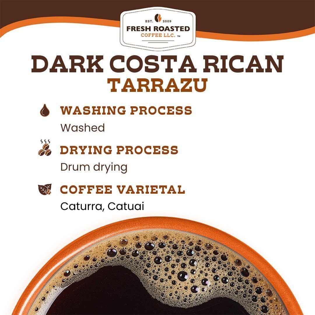 Dark Costa Rica Tarrazu | Single Origin Coffee | Fresh Roasted Coffee