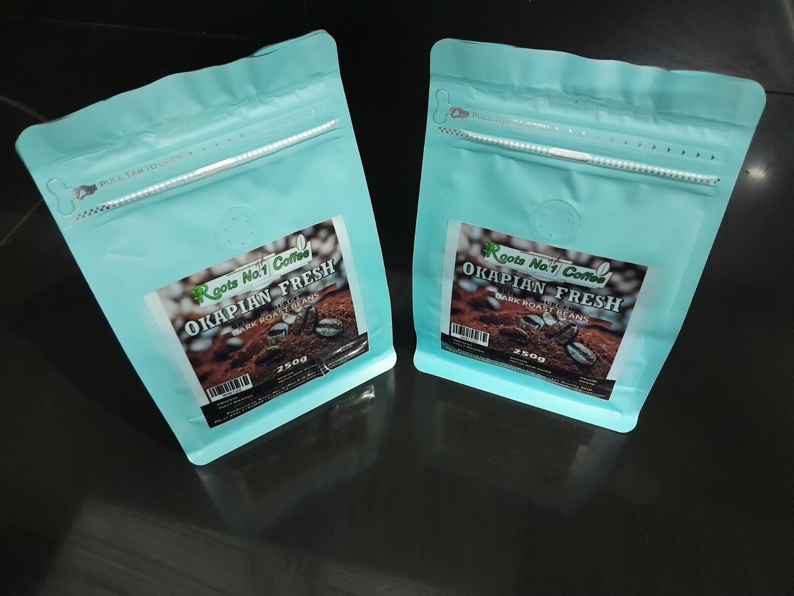 Papua New Guinea Single Origin Dark Roast Beans 250g/9oz