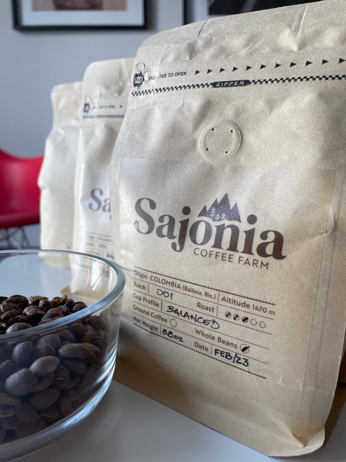 Specialty Colombian Coffee – Whole Beans – Medium Roasted 1-Pack (8.8 oz)