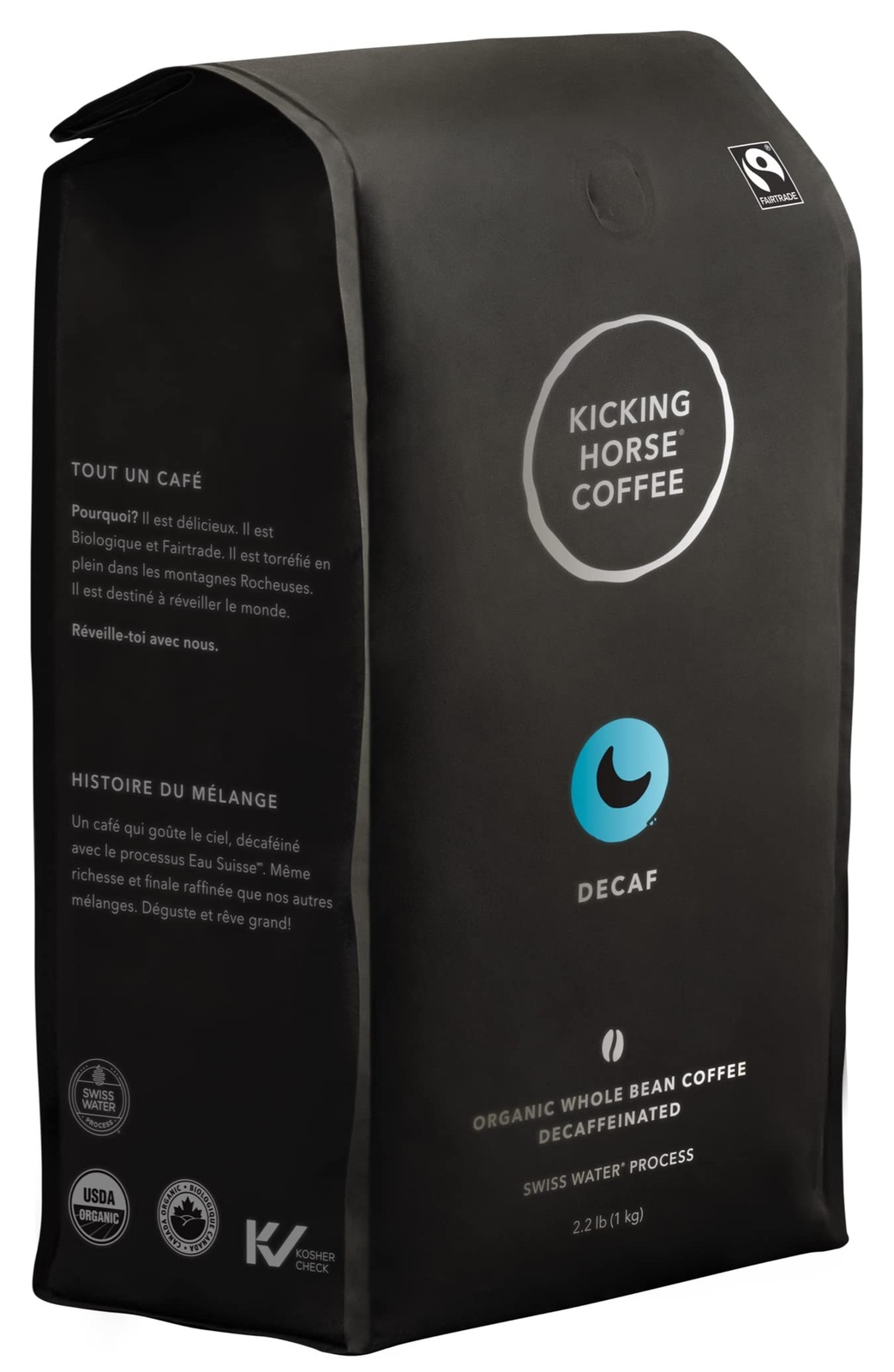 Kicking Horse Coffee, Swiss Water Process, Whole Bean, 2.2 Pound – Certified …