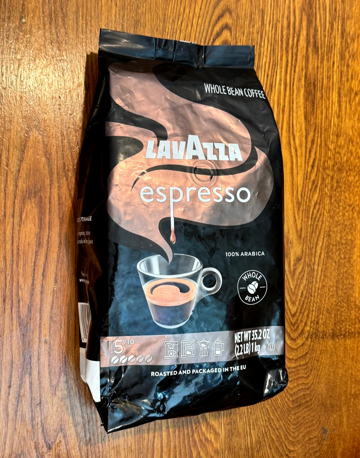 Lavazza Espresso 100% Arabica Coffee Beans 35.2 oz (2.2 lb) Package
