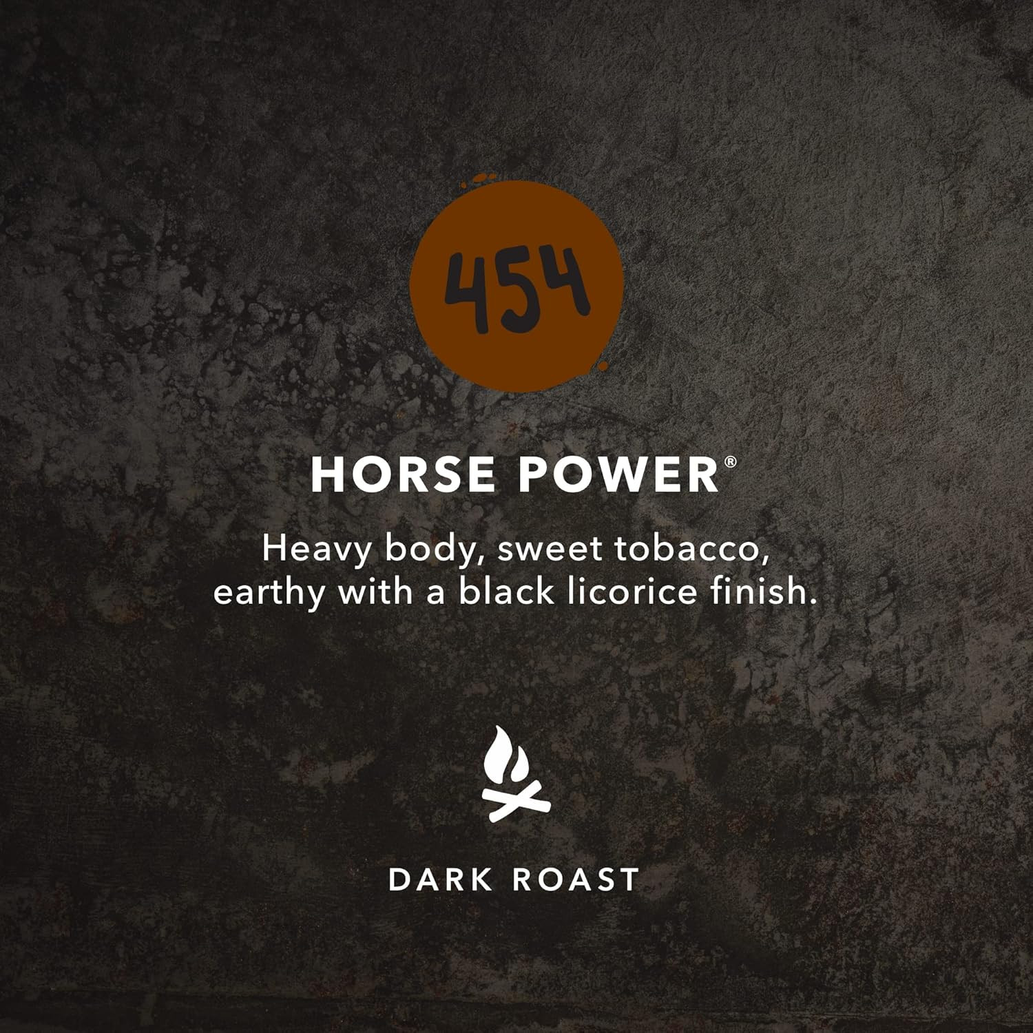 Coffee, 454 Horse Power, Dark Roast, Whole Bean, 2.2 Lb