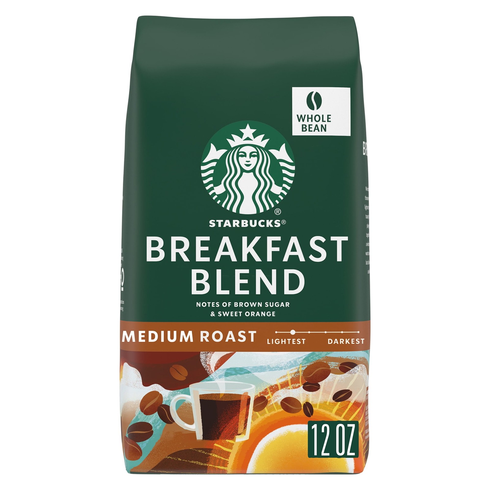 Starbucks Whole Bean Coffee 12 oz – For Hot or Iced Coffee – Select Your Flavor