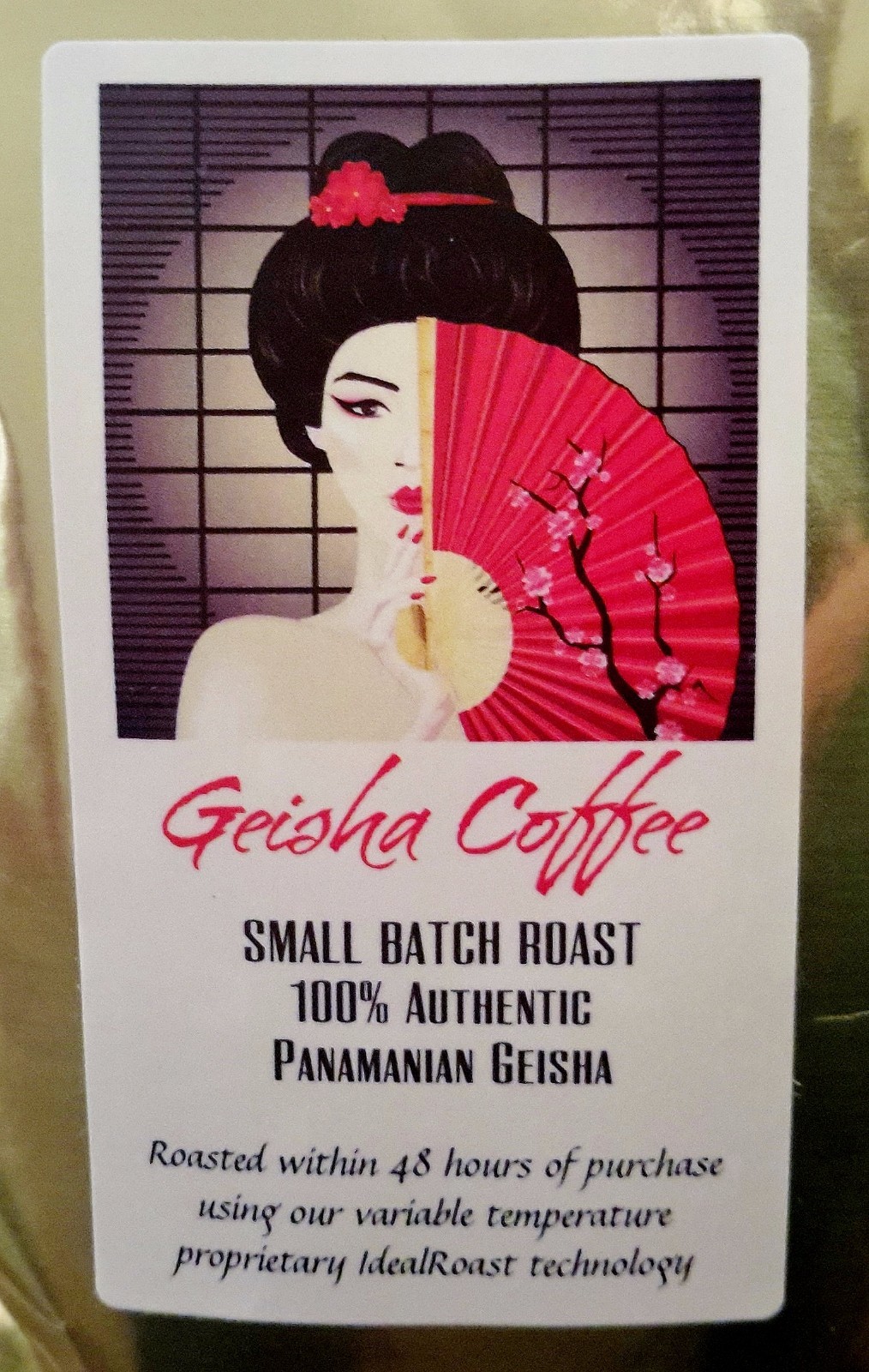 Rated 96 pts 100% Authentic Panama Geisha Reserve coffee beans 8 oz. FRESH ROAST