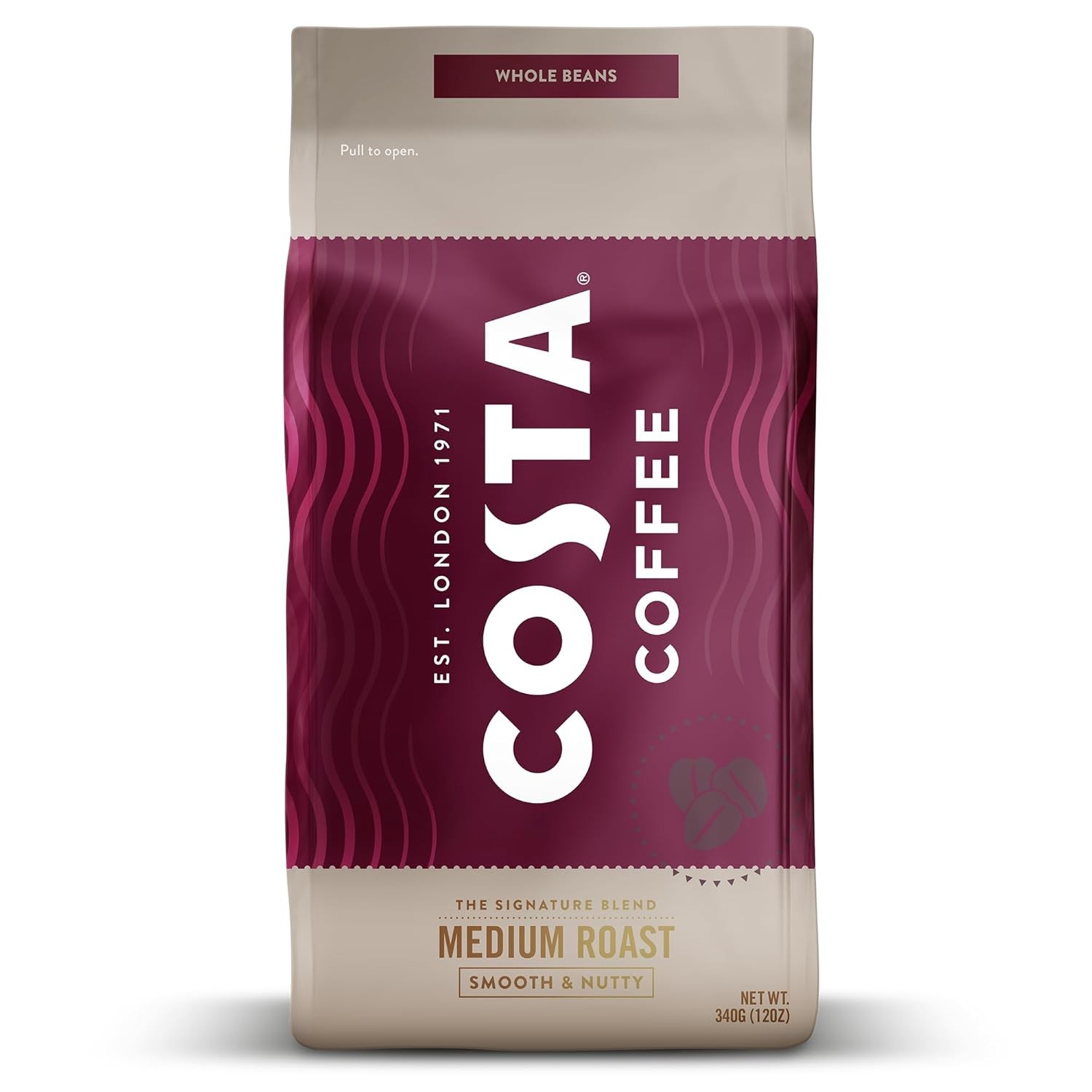 Coffee Whole Bean Coffee Signature Blend Medium Roast 12 Oz Bag Espresso Drip