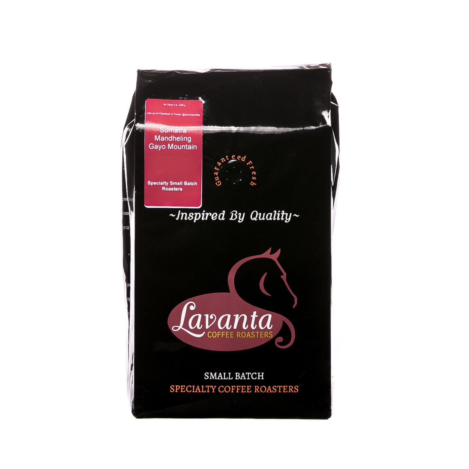 Lavanta Coffee Sumatra Gayo Mountain Mandheling Green or Roasted Coffee