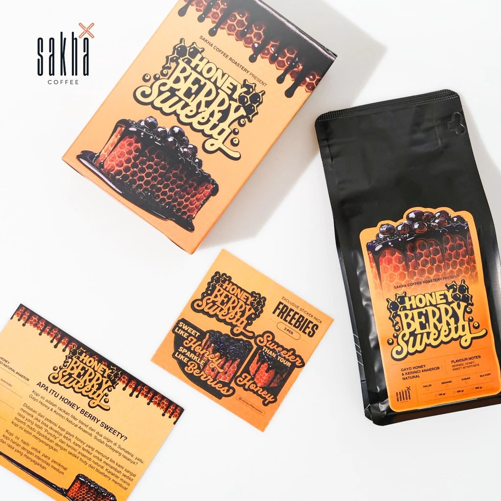 Indonesia Arabica Coffee HONEY BERRY SWEETY Specialty Arabika Coffee Roastery