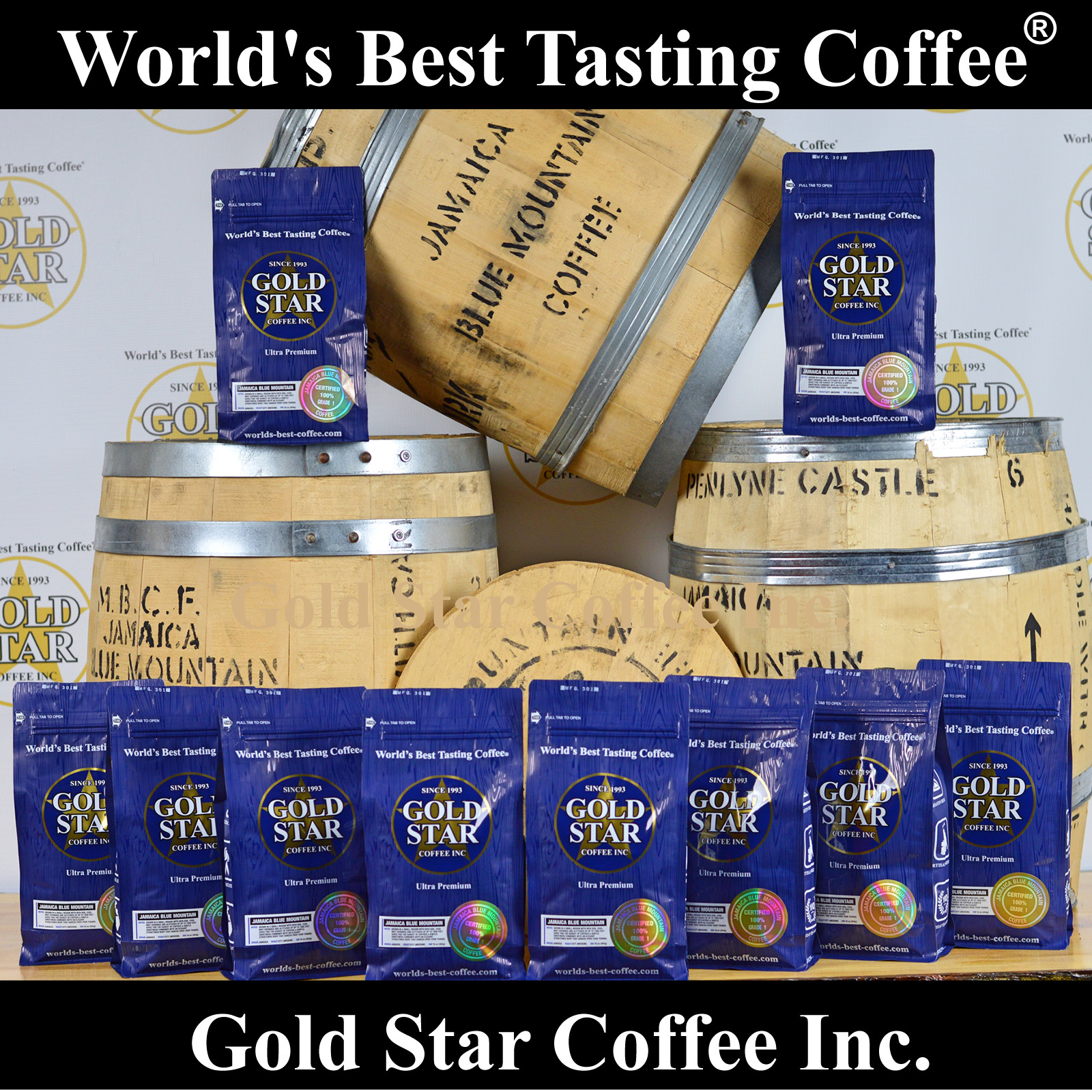 World’s Best Tasting DARK ROAST Coffee – 10 lb Jamaica Jamaican Blue Mountain