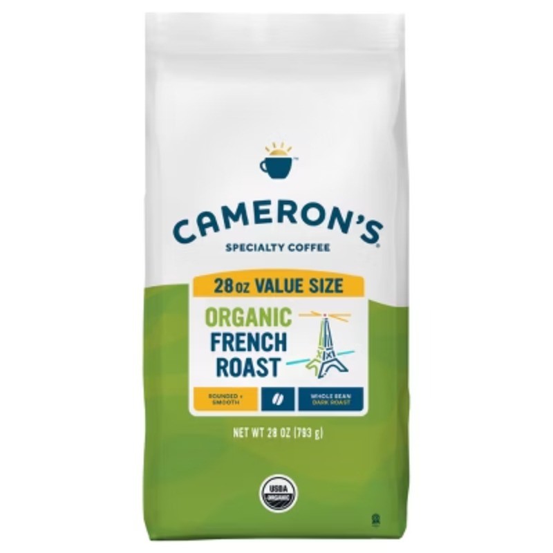 Organic French Dark Roast Whole Bean Coffee – 28oz
