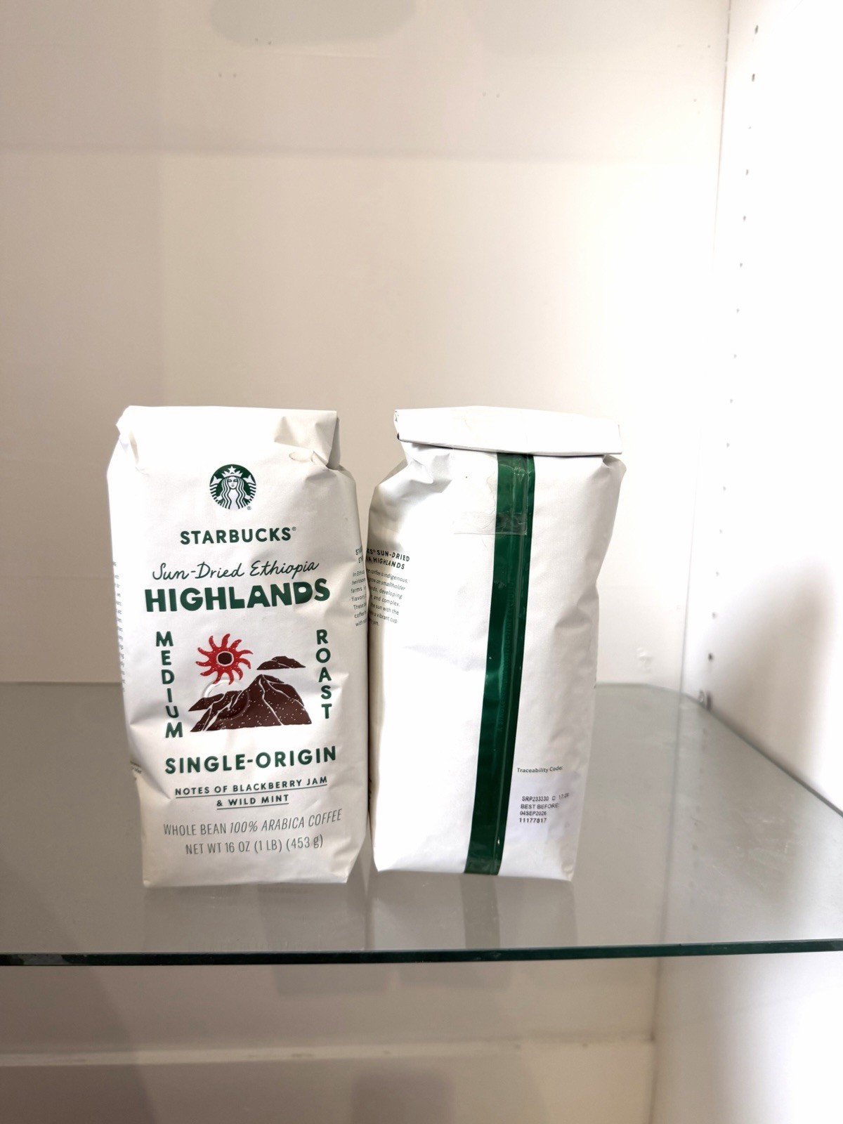 Starbucks Coffee Sun-Dried Ethiopia Highlands Medium Roast Whole Bean Coffee 1lb