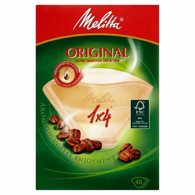 Melitta Four Cup Filter Papers – 40 per pack