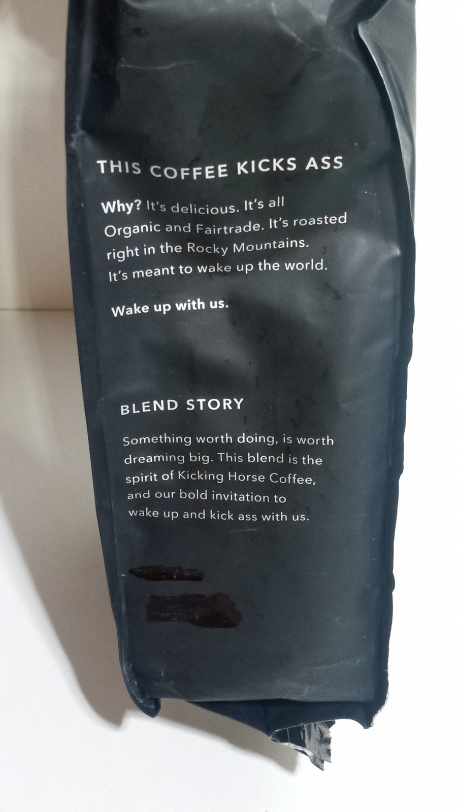 Kicking Horse Coffee Kick Ass Organic Whole Bean Dark Roast 10 oz (284g)