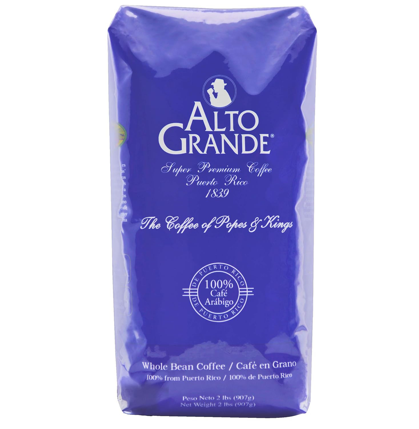 Alto Grande Premium Coffee Whole Bean – 2 Lbs (Pack of 1)