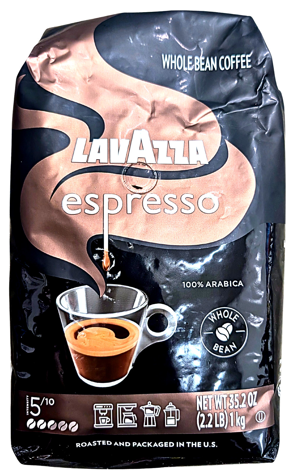 Lavazza Caffè Espresso Italiano Whole Bean Coffee 35.2 Oz EXP 04/2028