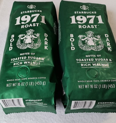 Starbucks 1971 Anniversary 2 Bags 2026 Dark Roast Whole Bean Coffee