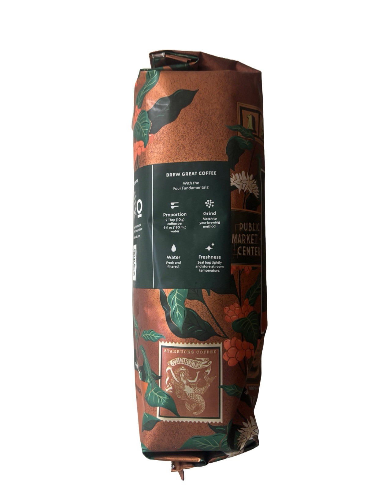 Starbucks Pike Place Roast Whole Bean 16oz (1lb)