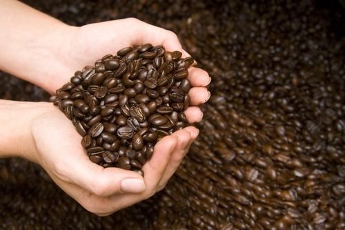 PAPUA NEW GUINEA COFFEE BEANS PEABERRY DARK ROASTED 5 POUNDS