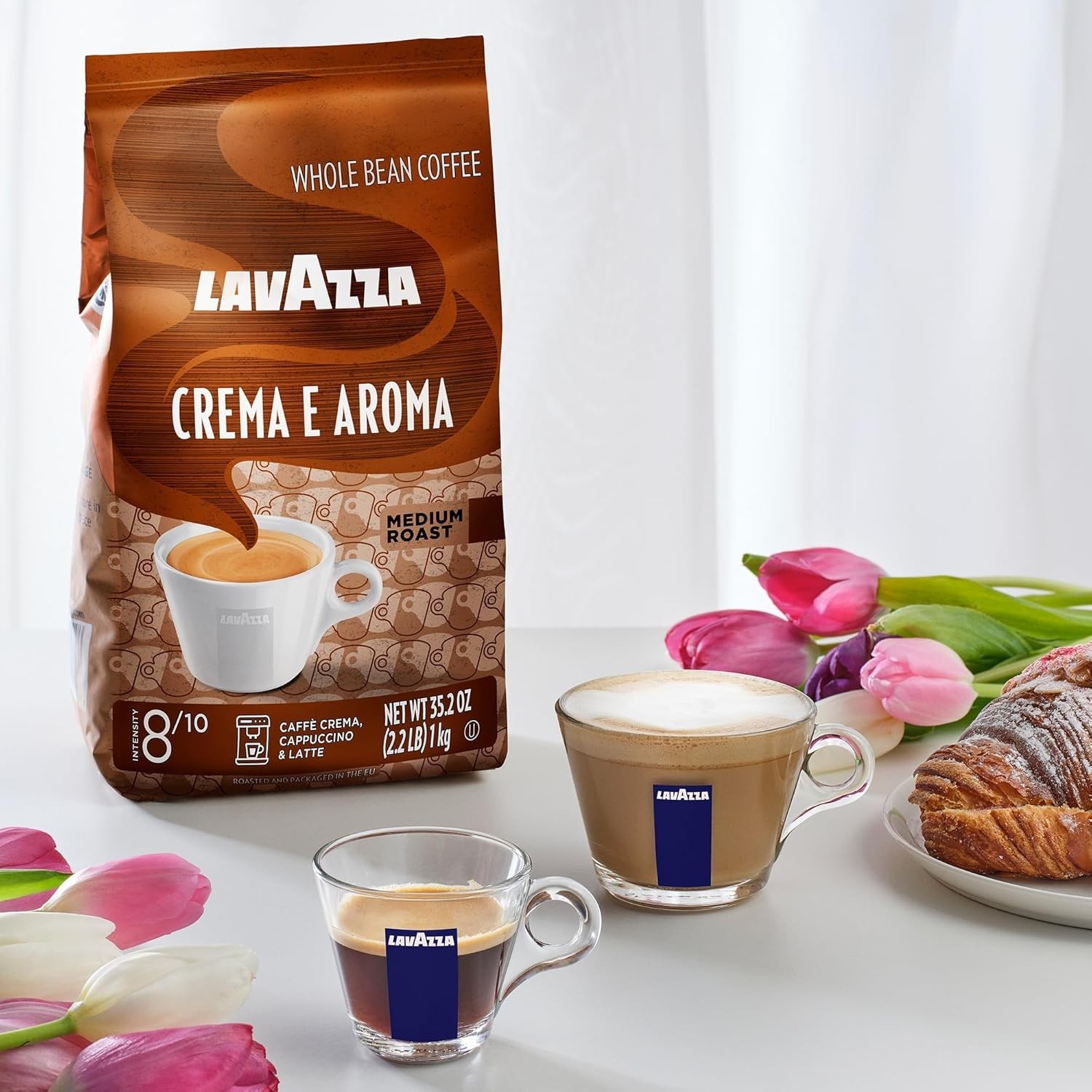 LAVAZZA Crema E Aroma Whole Bean Coffee Blend, 2.2-Pound Bag ……