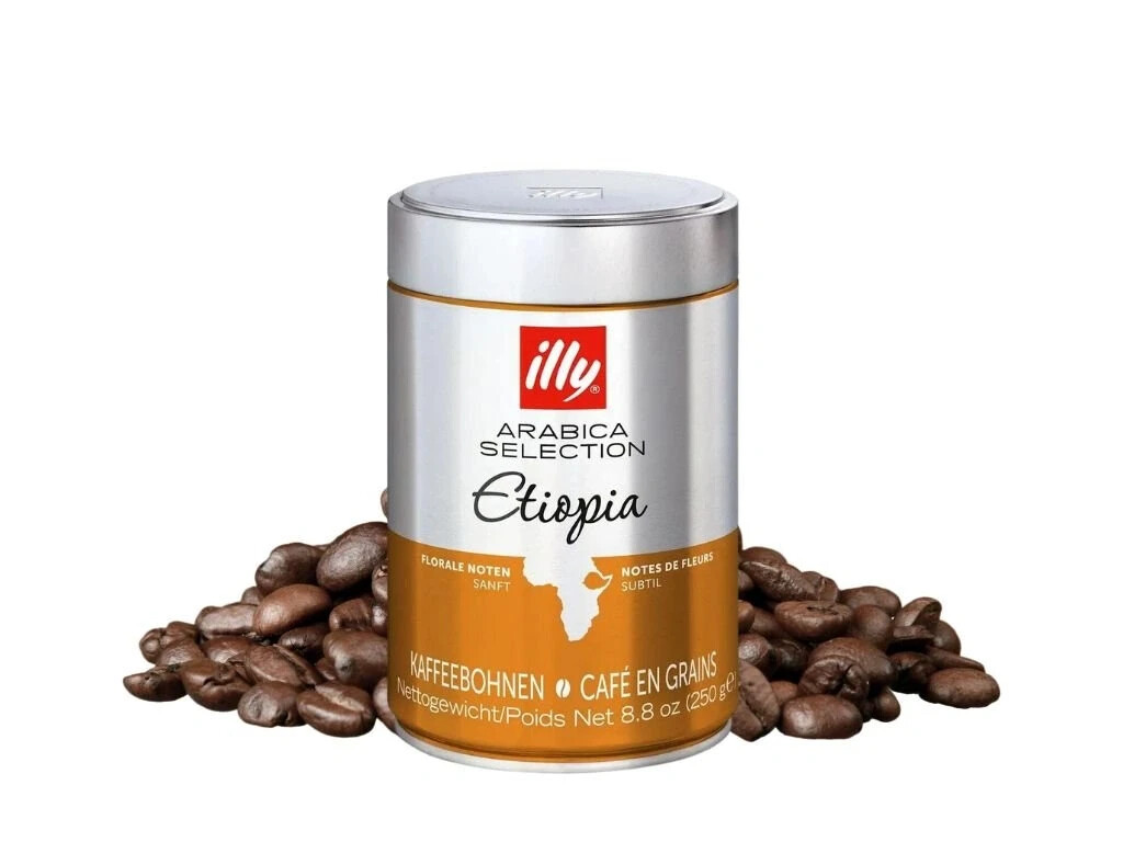 ILLY Ethiopia Coffee Beans in Tin 250g / 8.8oz