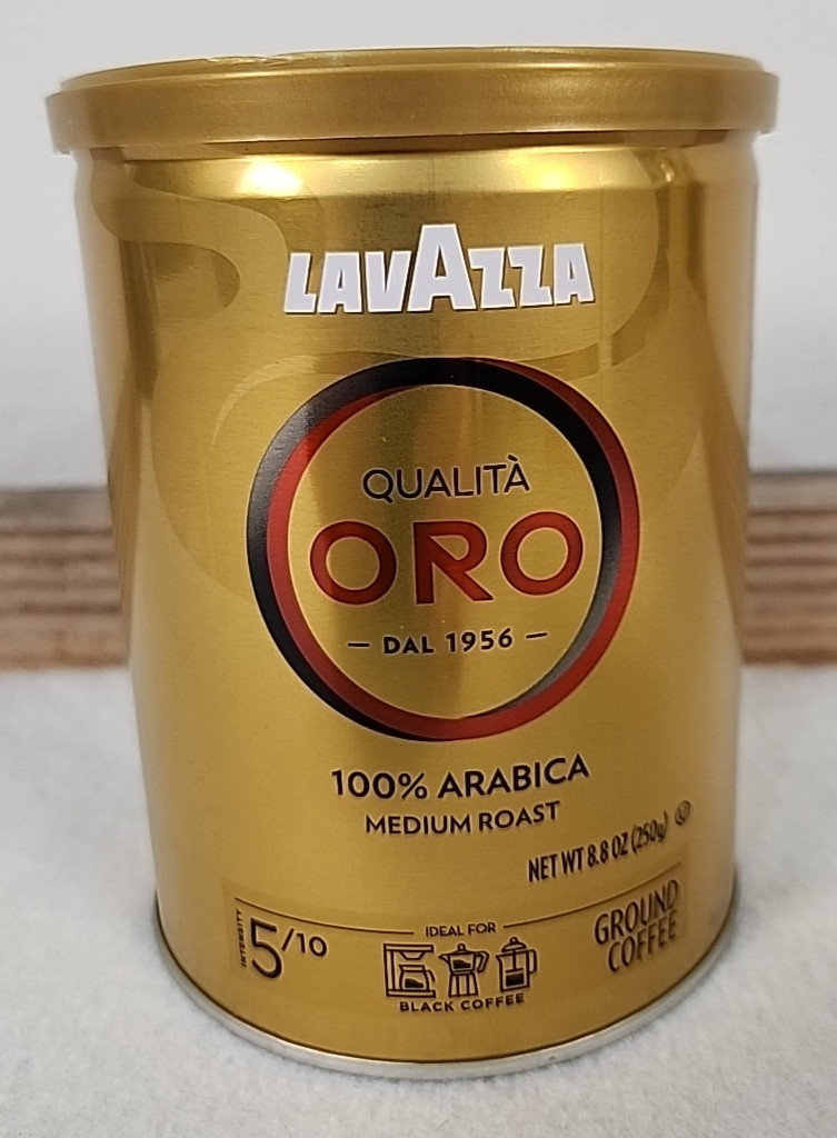 LavAzza QualitÃ  Oro Ground Coffee Medium Roast 100% Arabica 8.8 oz Tin 2 Pack