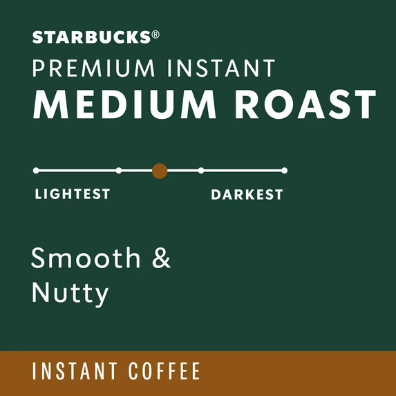 Premium Instant Coffee, Blonde Roast Coffee, Arabica Beans, 3.17 Oz