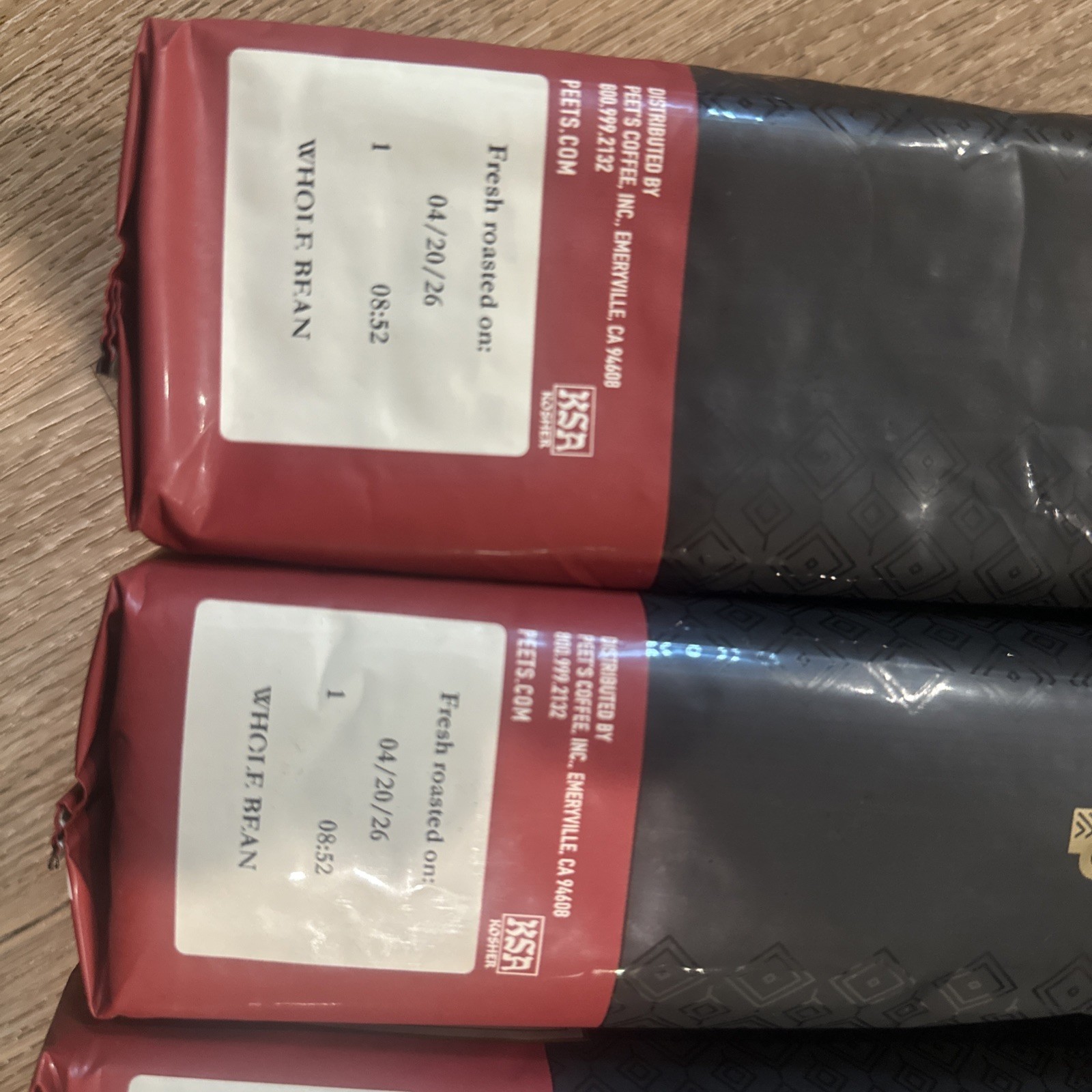 6 Pounds Peet’s Coffee House Blend Dark Roast Whole Beans