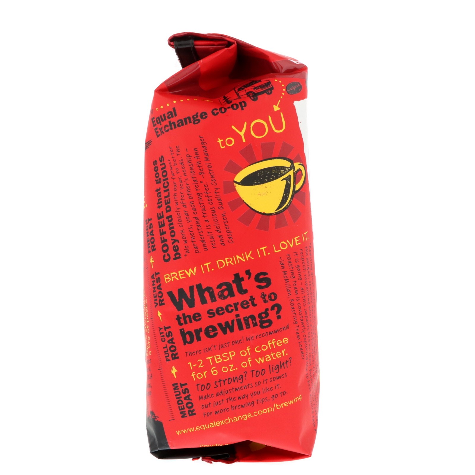 Organic Coffee, Whole Bean, French Roast, 10 oz (283.5 g)