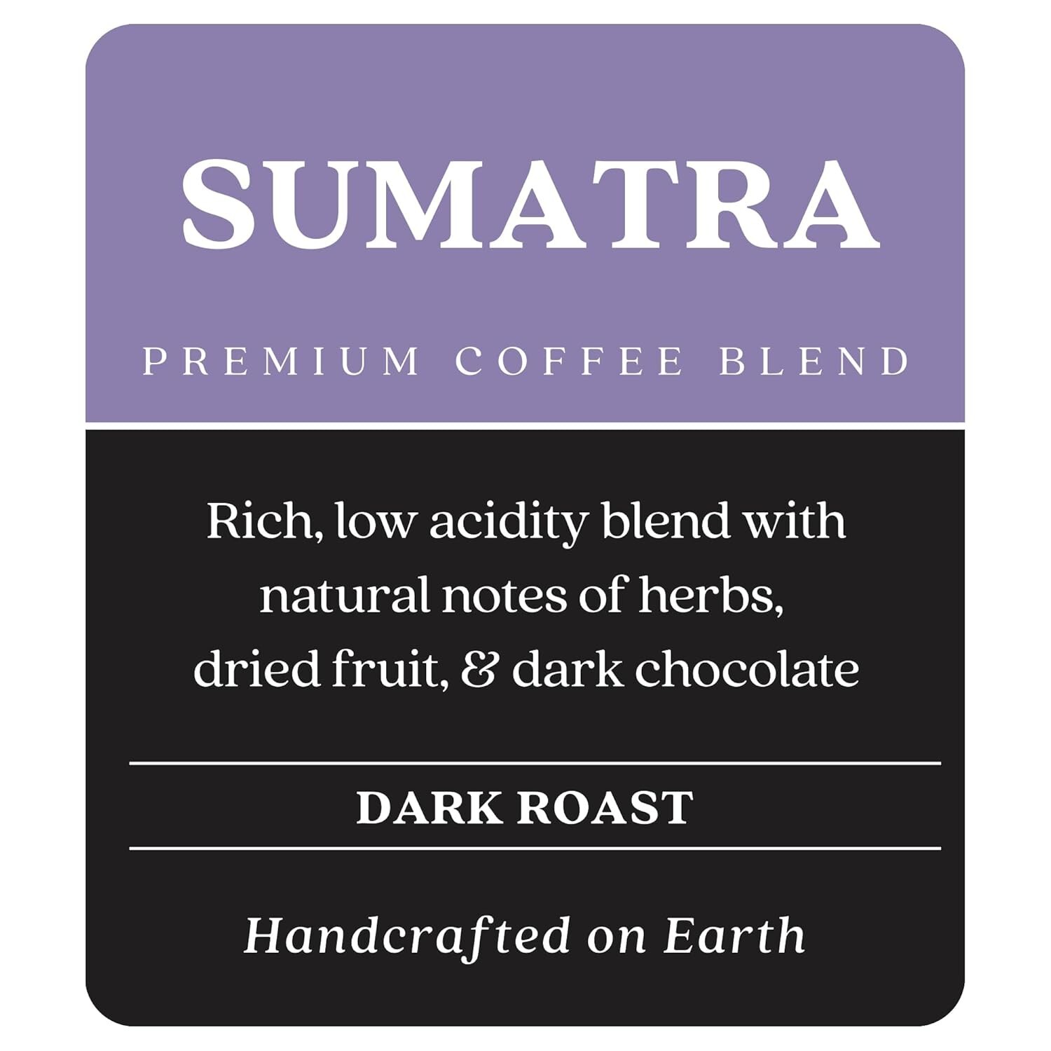 2 Lb Sumatra Whole Bean Dark Roast Coffee – Earthy Notes & Intensity Unmatched