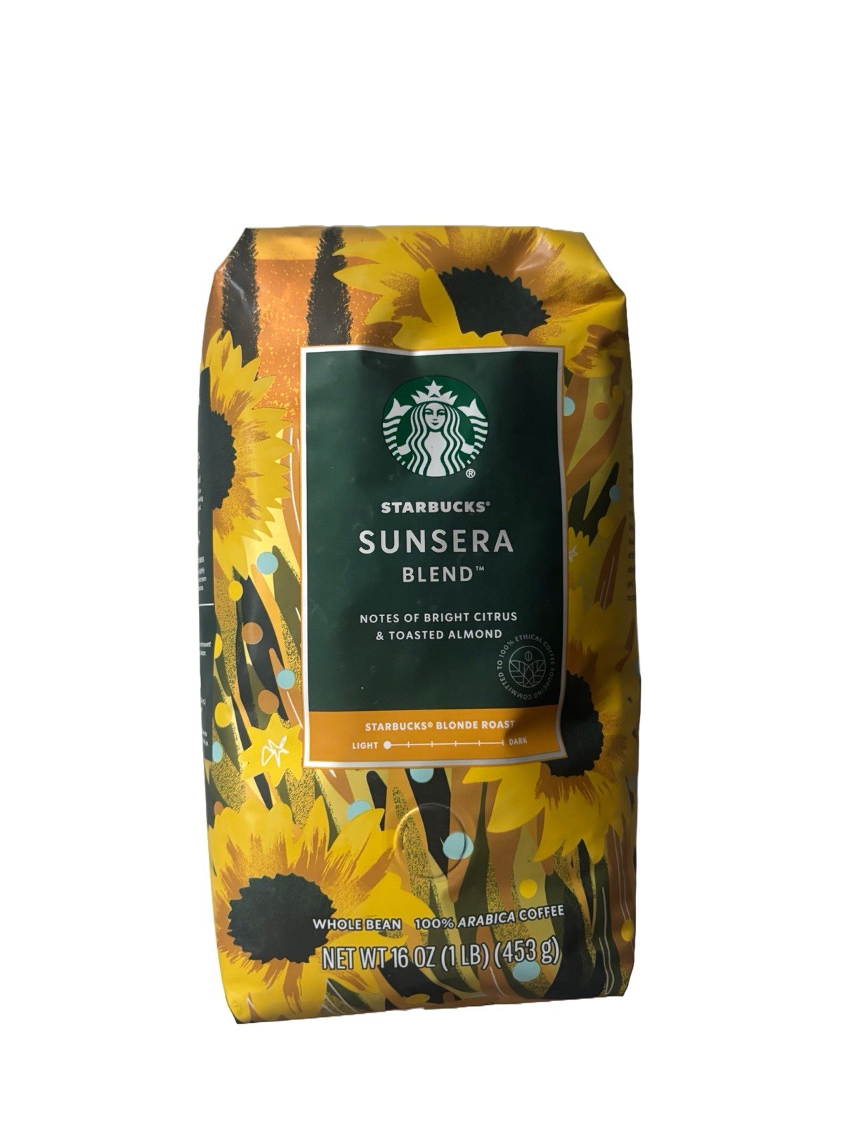 Starbucks Sunsera Blend Whole Bean 1lb Bag
