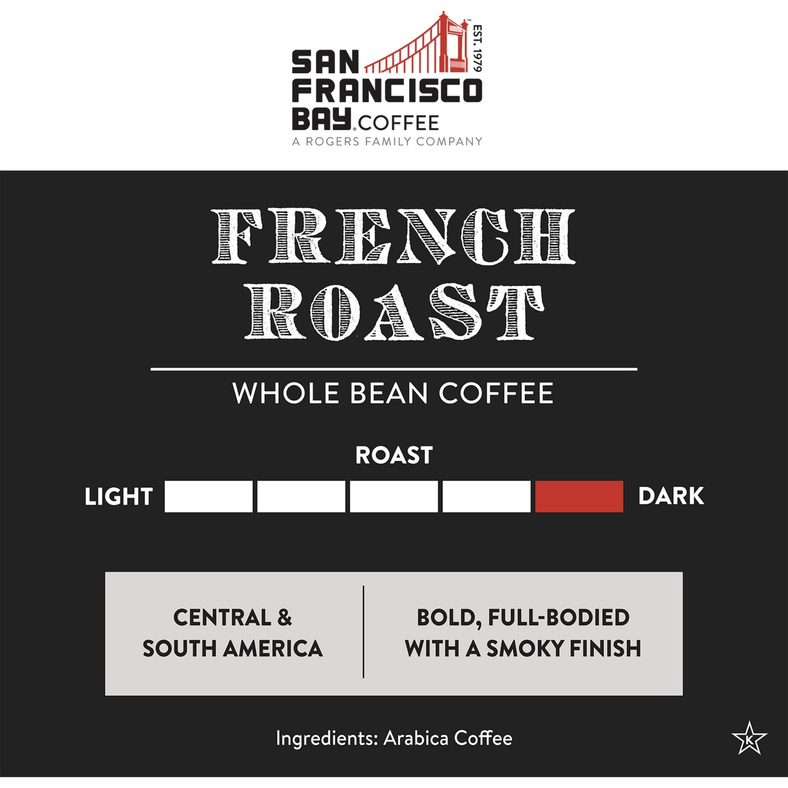 Coffee – Dark Roast Whole Bean Coffee – French Roast (2 lb bag)