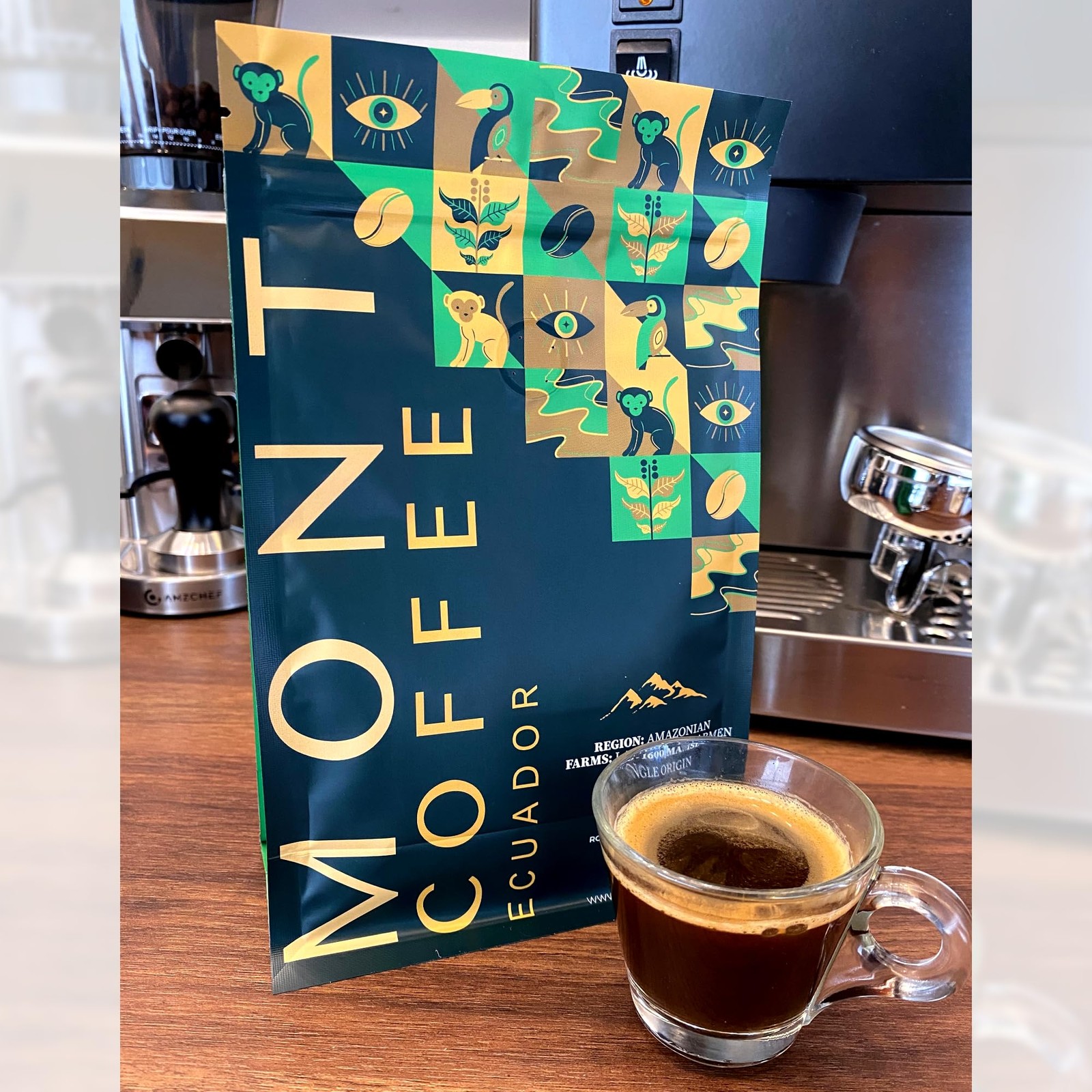 Ecuador Amazonian — Whole Bean Single Origin 100% Arabica Specialty Coffee, R…