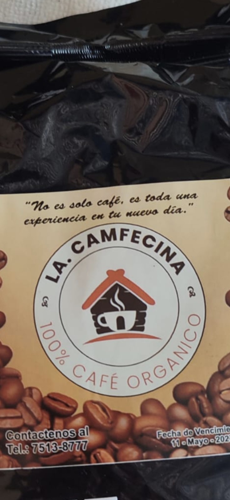 La Camfecina 100% Café Orgánico Coffee Beans Artisanal Organic Pantry