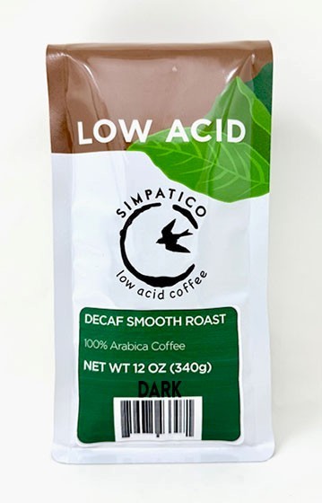 Simpatico Low Acid Decaf: Dark Smooth Roast – Whole Bean
