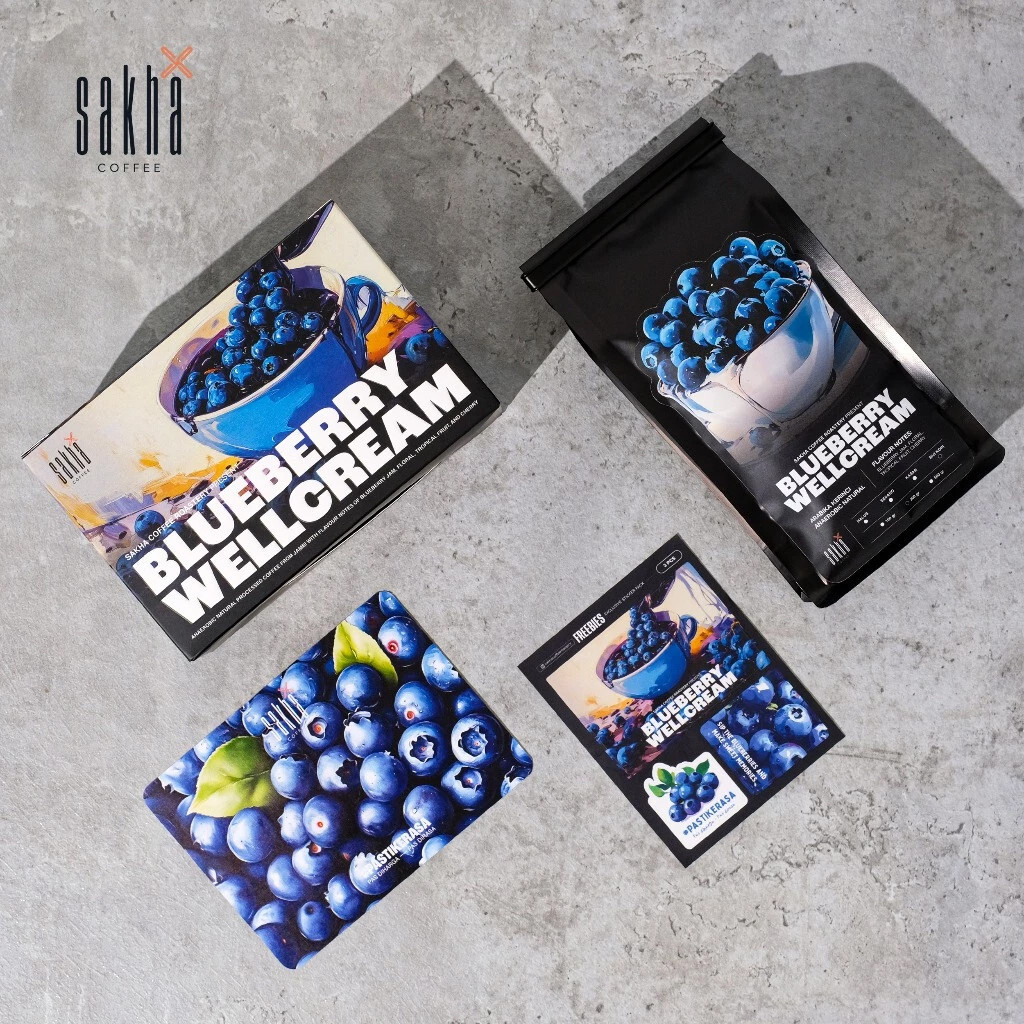 Blueberry Well Cream Coffee Bean Arabica Coffee Bean Powder