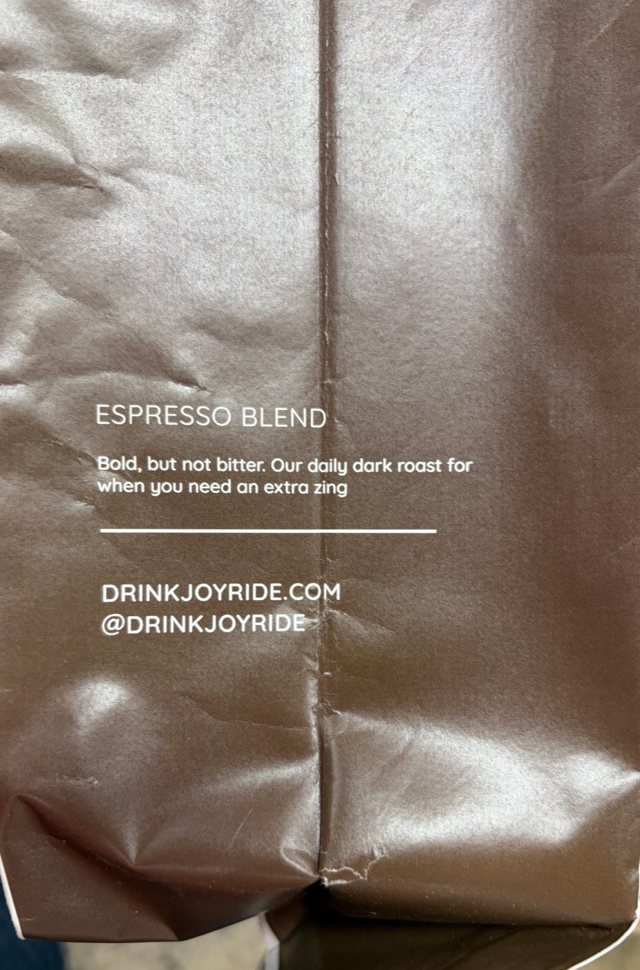 JoyRide Espresso Whole Bean Coffee 5lbs BB 4/31/2026 Bold Dark Roast java