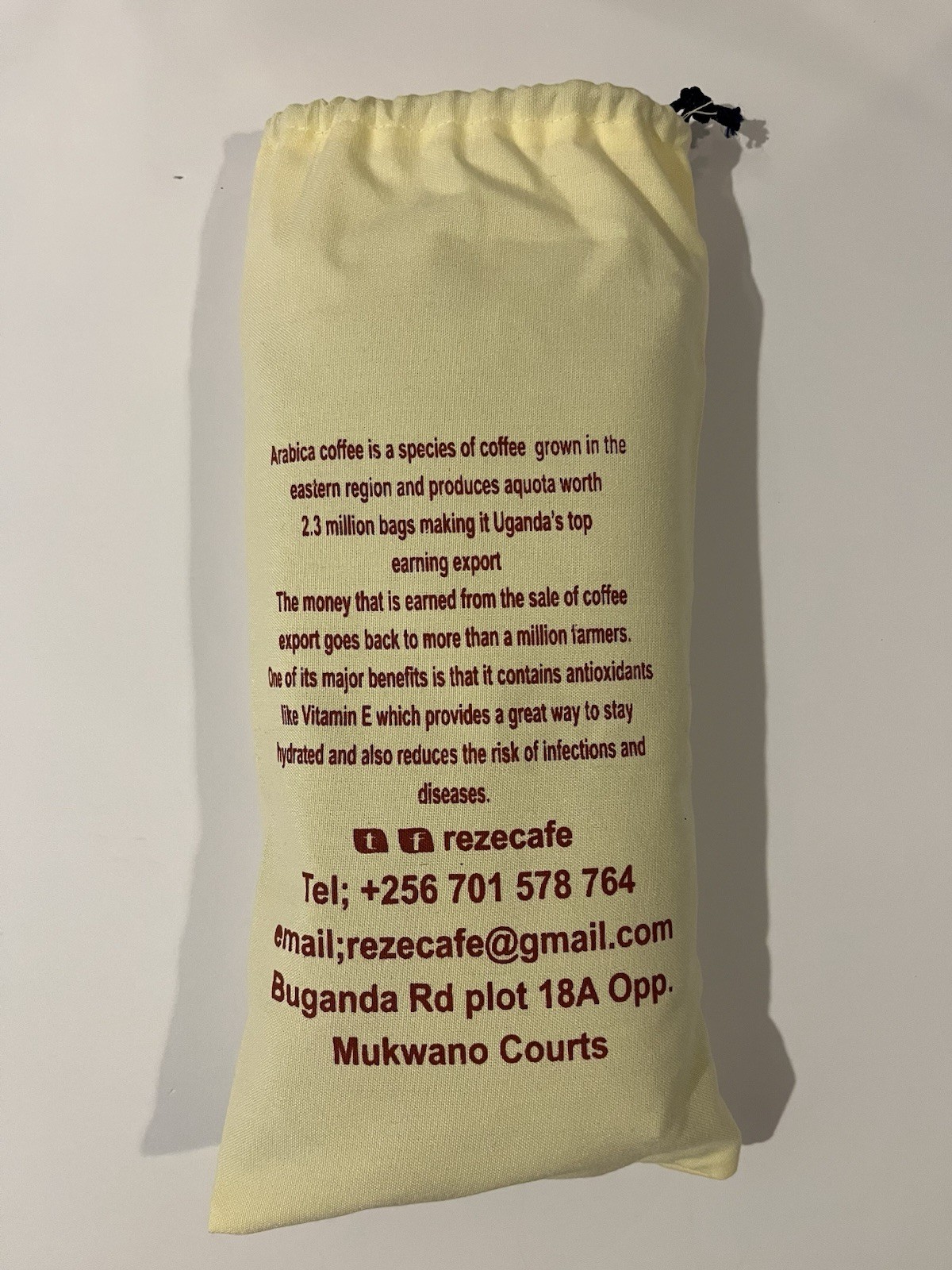CAFÉ REZE Premium Quality Arabica Coffee Beans 1LB (UGANDA)