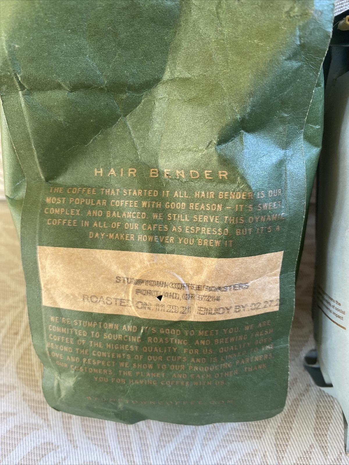 2 Bags Stumptown Coffee Roasters – Hair Bender 2/22 & Holler Mtn 5/22