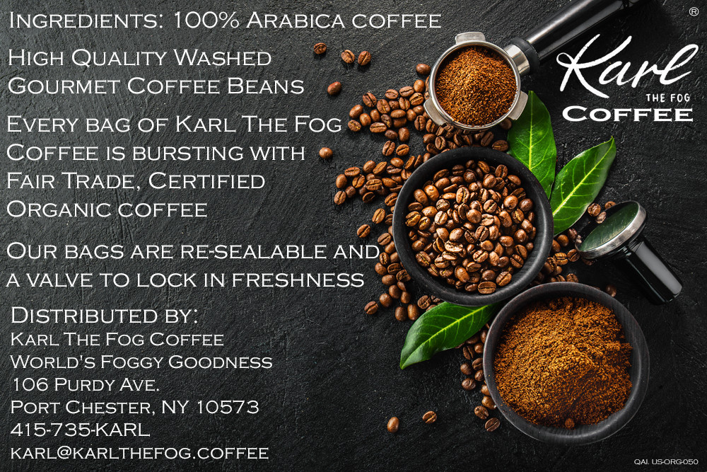 Karl The Fog Coffee – THE FOG Whole Beans, Fresh Roasted Daily