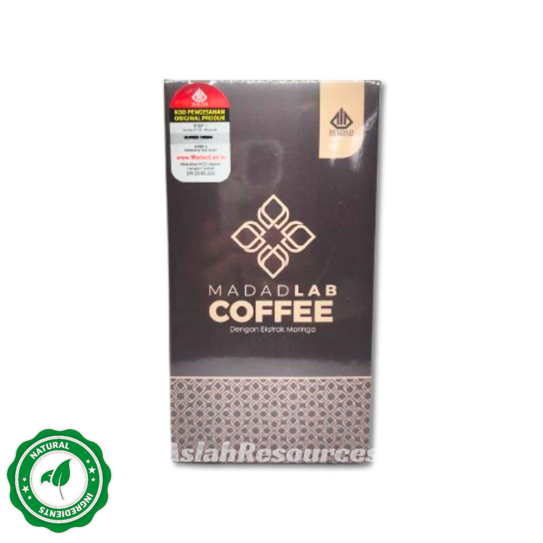MADADLAB Moringa Coffee Healthy with Low Sugar Probiotics Multivitamins Omega 3