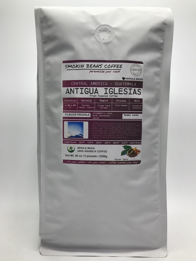 8oz/5lb – Guatemala Antigua – Central America – Fresh Roasted To Order Coffee
