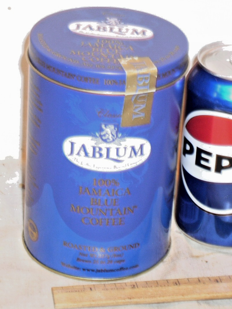 SEALED 8 OZ CAN 100% BLUE MOUNTAIN JABLUM CLASSIC JAMAICA ROASTED GROUND COFFEE